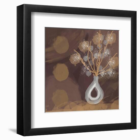 Silver Vase I-Irena Orlov-Framed Art Print