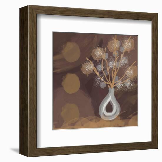 Silver Vase I-Irena Orlov-Framed Art Print