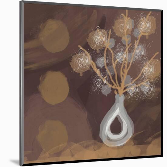 Silver Vase I-Irena Orlov-Mounted Art Print