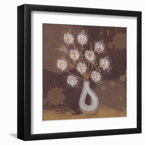 Silver Vase II-Irena Orlov-Framed Art Print