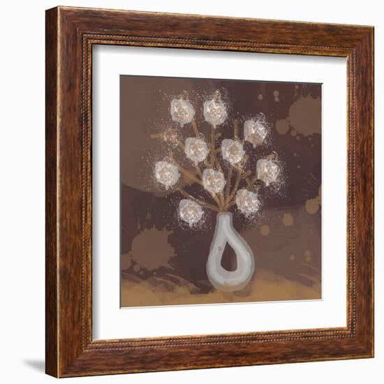 Silver Vase II-Irena Orlov-Framed Art Print