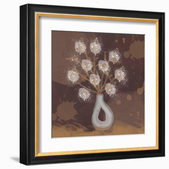 Silver Vase II-Irena Orlov-Framed Art Print