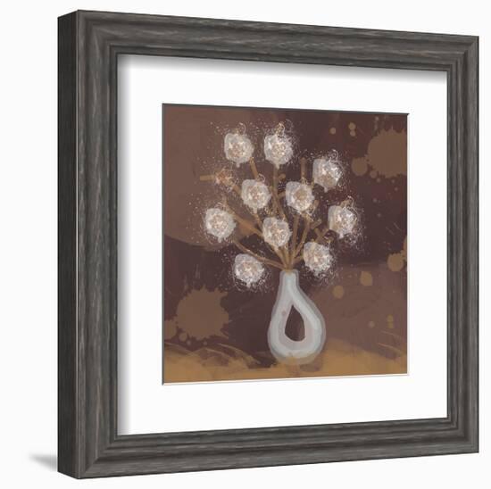 Silver Vase II-Irena Orlov-Framed Art Print