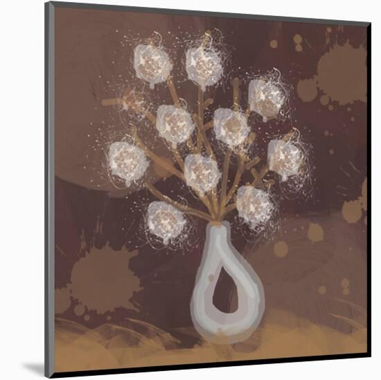 Silver Vase II-Irena Orlov-Mounted Art Print