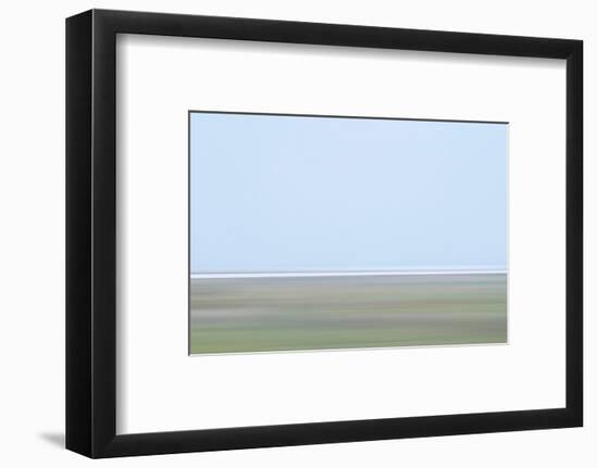 Silver-White Ribbon-Jacob Berghoef-Framed Photographic Print