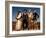 Silverado by LawrenceKasdan with Danny Glover, Kevin Kline, Scott Glenn and Kevin Costner, 1985 (ph-null-Framed Photo