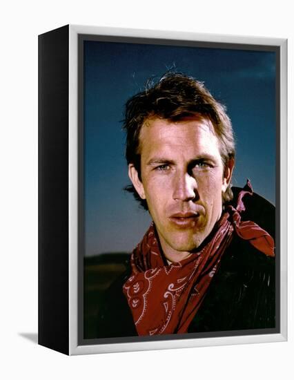 Silverado by LawrenceKasdan with Kevin Costner, 1985 (photo)-null-Framed Stretched Canvas