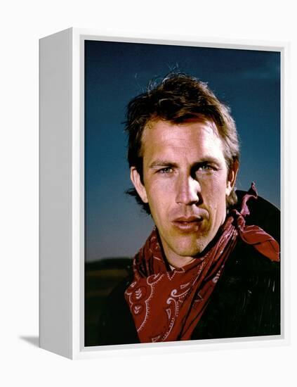 Silverado by LawrenceKasdan with Kevin Costner, 1985 (photo)-null-Framed Stretched Canvas