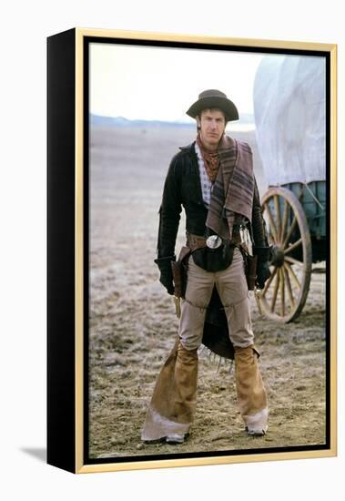 Silverado by LawrenceKasdan with Kevin Costner, 1985 (photo)-null-Framed Stretched Canvas