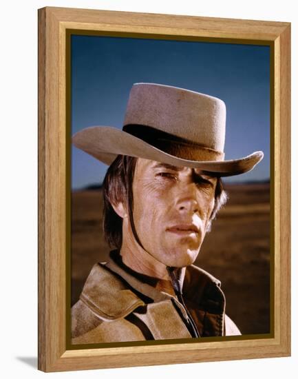 Silverado by LawrenceKasdan with Scott Glenn, 1985 (photo)-null-Framed Stretched Canvas