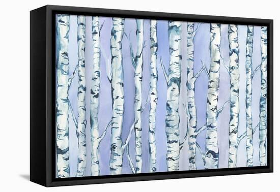 Silverbirch Forest-Elizabeth Rider-Framed Premier Image Canvas