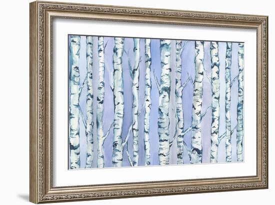 Silverbirch Forest-Elizabeth Rider-Framed Giclee Print