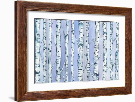 Silverbirch Forest-Elizabeth Rider-Framed Giclee Print
