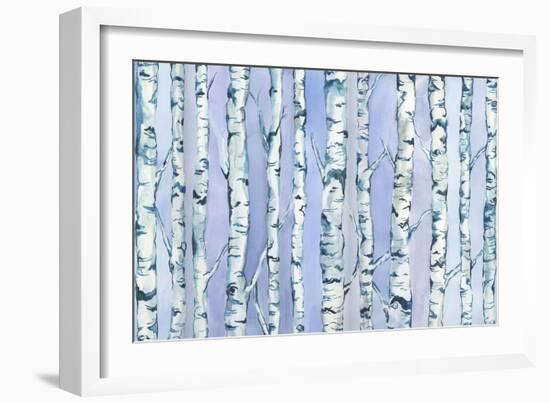 Silverbirch Forest-Elizabeth Rider-Framed Giclee Print