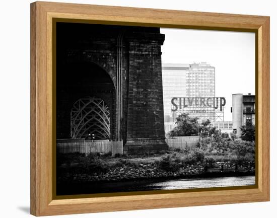 Silvercup Studios, Roosevelt Island for the Ed Koch Queensboro Bridge, Long Island City, New York-Philippe Hugonnard-Framed Premier Image Canvas