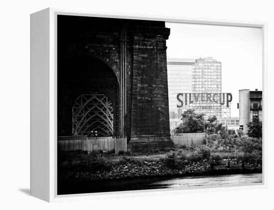 Silvercup Studios, Roosevelt Island for the Ed Koch Queensboro Bridge, Long Island City, New York-Philippe Hugonnard-Framed Premier Image Canvas