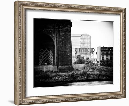 Silvercup Studios, Roosevelt Island for the Ed Koch Queensboro Bridge, Long Island City, New York-Philippe Hugonnard-Framed Art Print