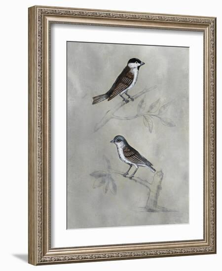 Silvered Aviary III-Naomi McCavitt-Framed Art Print