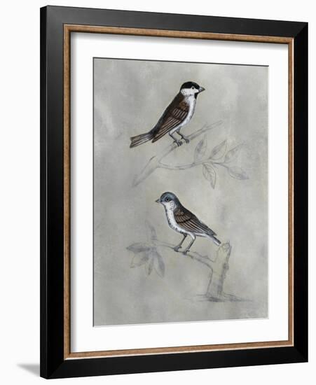 Silvered Aviary III-Naomi McCavitt-Framed Art Print