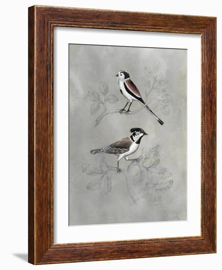 Silvered Aviary IV-Naomi McCavitt-Framed Art Print