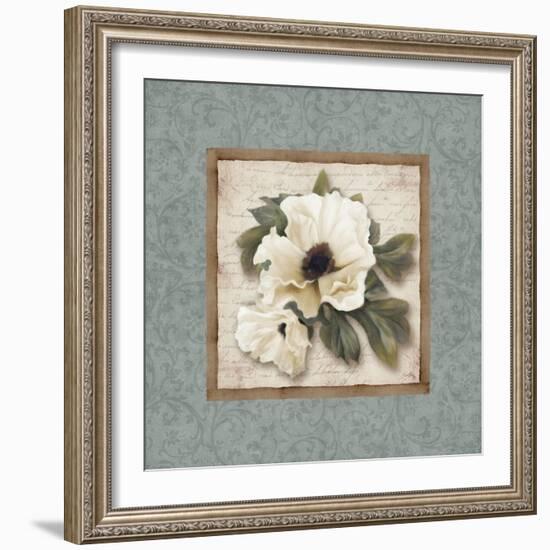 Silversage Flower I-Elizabeth Medley-Framed Art Print