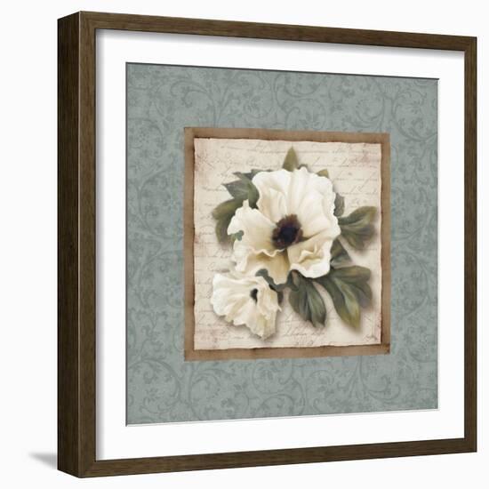 Silversage Flower I-Elizabeth Medley-Framed Art Print