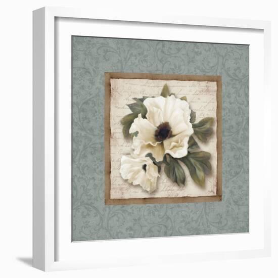 Silversage Flower I-Elizabeth Medley-Framed Art Print