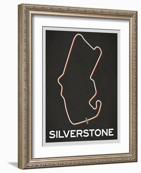 Silverstone Race Course-null-Framed Premium Giclee Print