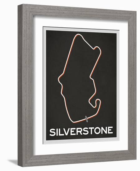 Silverstone Race Course-null-Framed Premium Giclee Print