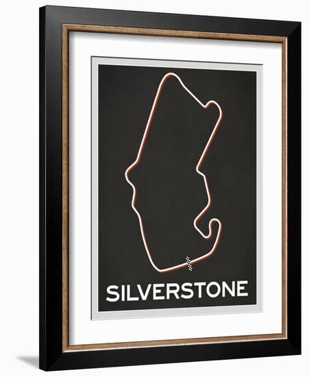 Silverstone Race Course-null-Framed Premium Giclee Print