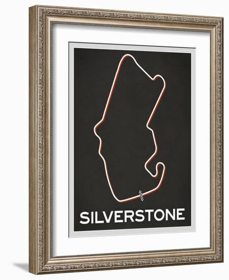 Silverstone Race Course-null-Framed Art Print
