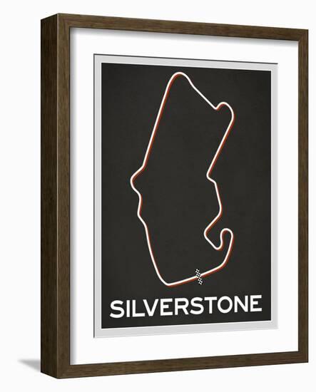 Silverstone Race Course-null-Framed Art Print