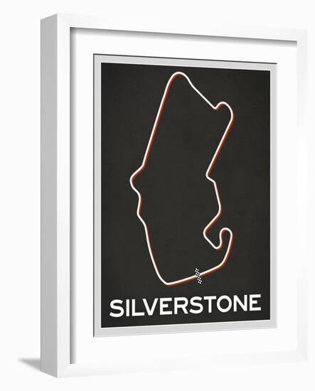 Silverstone Race Course-null-Framed Art Print