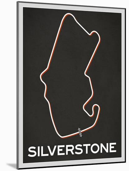 Silverstone Race Course-null-Mounted Art Print