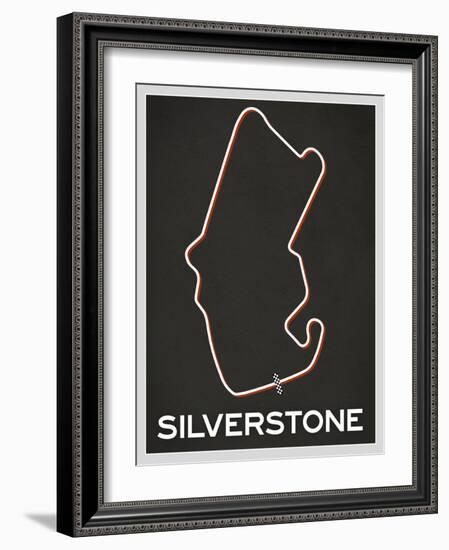 Silverstone Race Course-null-Framed Art Print