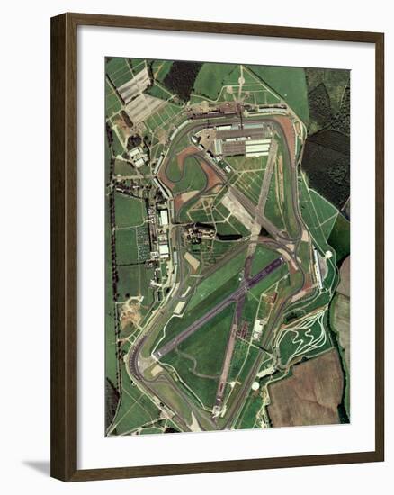 Silverstone Race Track, Aerial Image-Getmapping Plc-Framed Photographic Print