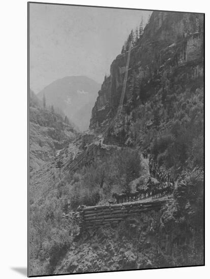 Silverton, Colorado Mining Photograph 1890s-1900s-null-Mounted Art Print