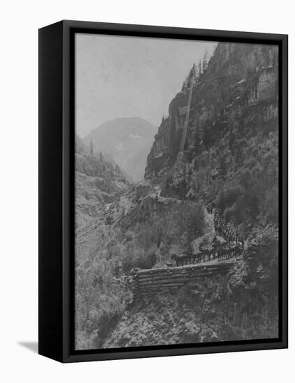 Silverton, Colorado Mining Photograph 1890s-1900s-null-Framed Stretched Canvas