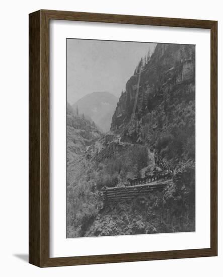 Silverton, Colorado Mining Photograph 1890s-1900s-null-Framed Art Print