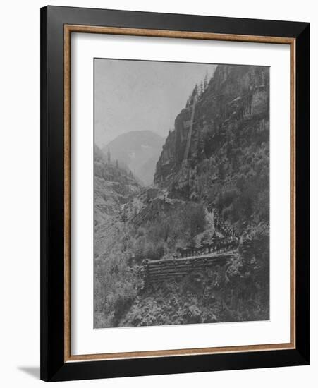 Silverton, Colorado Mining Photograph 1890s-1900s-null-Framed Art Print