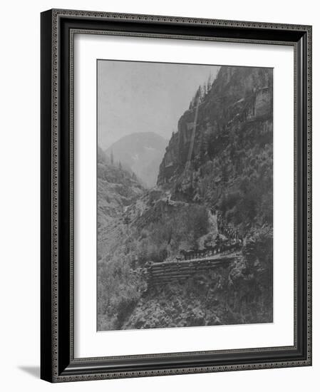 Silverton, Colorado Mining Photograph 1890s-1900s-null-Framed Art Print
