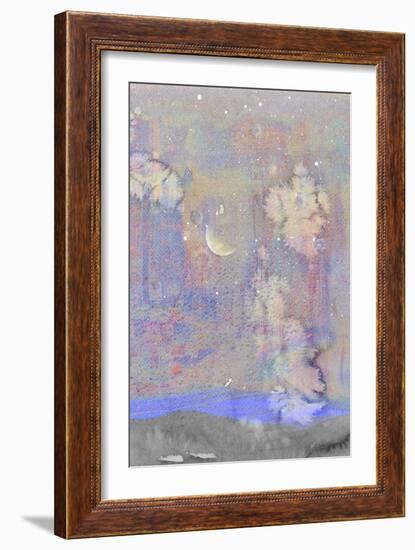 Silvery Moon I-Alicia Ludwig-Framed Art Print