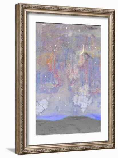 Silvery Moon II-Alicia Ludwig-Framed Art Print