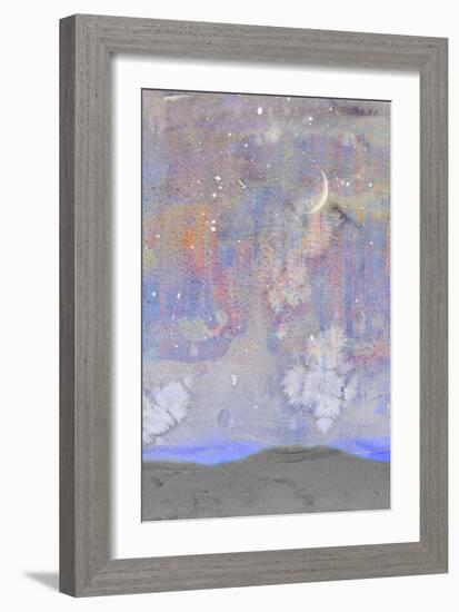 Silvery Moon II-Alicia Ludwig-Framed Art Print