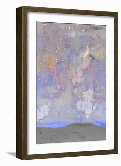 Silvery Moon II-Alicia Ludwig-Framed Art Print