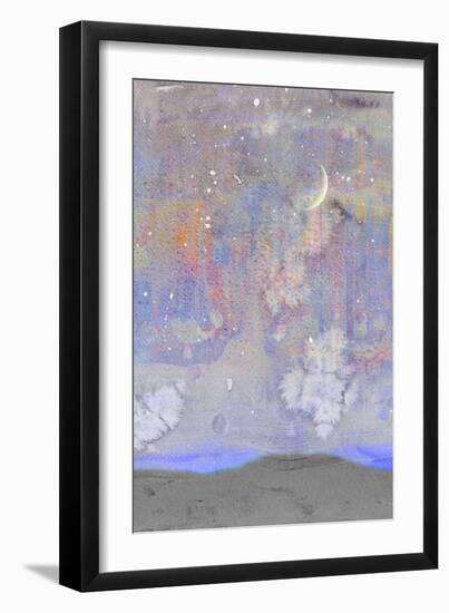 Silvery Moon II-Alicia Ludwig-Framed Art Print