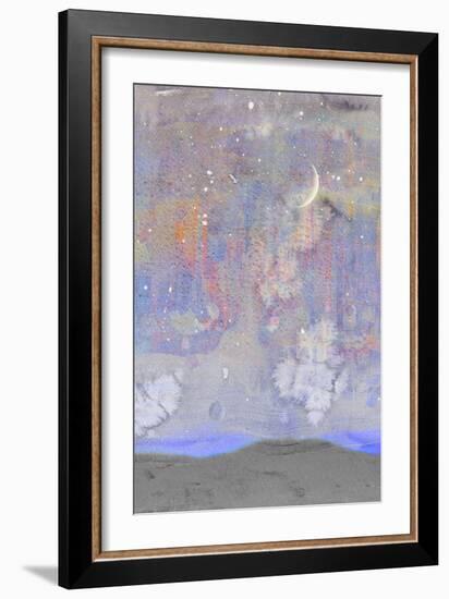 Silvery Moon II-Alicia Ludwig-Framed Art Print