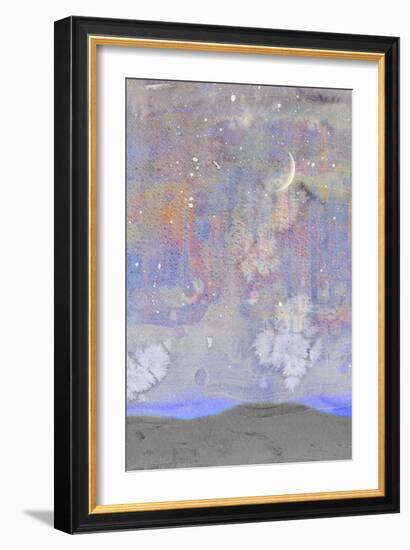 Silvery Moon II-Alicia Ludwig-Framed Art Print