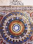 Celestial Map or Macrocosm from Ptolemaic Model, Miniature from Zubdat-Al Tawarikh-Silvestro Lega-Giclee Print
