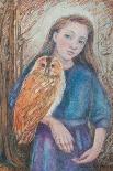 Girl with Owl, 2012-Silvia Pastore-Framed Giclee Print